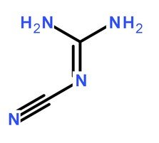 二氰二胺分子结构图