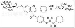 Raloxifene-d4 6,4’-Bis(2,3,4,6-tetra-O-acetyl-β-D-glucuronide Methyl Ester)