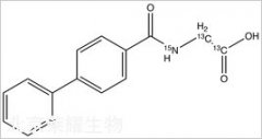 N-[4-(2-Pyridinyl)benzoyl]glycine-13C2,15N标准品