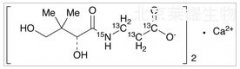 Pantothenic Acid-13C3,15N Hemicalcium Salt