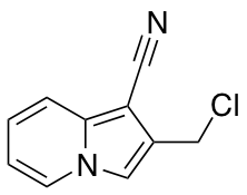 2-(chloromethyl)indolizine-1-carbonitrile