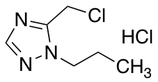 5-(chloromethyl)-1-propyl-1H-1,2,4-triazole hydrochloride