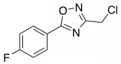 3-(chloromethyl)-5-(4-fluorophenyl)-1,2,4-oxadiazole