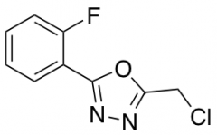 2-(chloromethyl)-5-(2-fluorophenyl)-1,3,4-oxadiazole