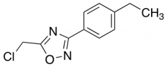 5-(chloromethyl)-3-(4-ethylphenyl)-1,2,4-oxadiazole