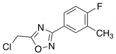 5-(Chloromethyl)-3-(4-fluoro-3-methylphenyl)-1,2,4-oxadiazole