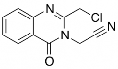2-[2-(Chloromethyl)-4-oxo-3,4-dihydroquinazolin-3-yl]acetonitrile