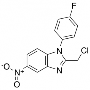 2-(Chloromethyl)-1-(4-fluorophenyl)-5-nitro-1H-1,3-benzodiazole