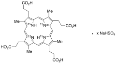 Coproporphyrin I-15N4 Sodium BIsulfate Salt (&gt;80%, contains up to 15% Coproporphryi