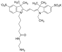 Cyanine 3 Monofunctional Hexanoic Acid Dye Ethylenediamine Amide Potassium Salt