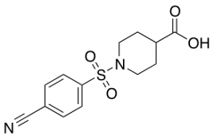 1-(4-Cyanobenzenesulfonyl)piperidine-4-carboxylic Acid