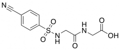 2-[2-(4-Cyanobenzenesulfonamido)acetamido]acetic Acid