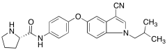 (S)-N-(4-((3-Cyano-1-isobutyl-1H-indol-5-yl)oxy)phenyl)pyrrolidine-2-carboxamide