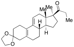 (17&beta;)-cyclic 3-(1,2-ethanediyl acetal)17-methyl-17-(1-oxopropyl)-estra-5(10),9(11