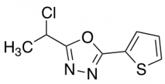2-(1-chloroethyl)-5-(thiophen-2-yl)-1,3,4-oxadiazole