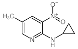 2-Cyclopropylamino-5-methyl-3-nitropyridine