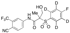 N-(4-Cyano-3-(trifluoromethyl)phenyl)-2-((4-fluorophenyl)sulfonyl)-3-hydroxy-2-methylpropa