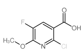 2-Chloro-5-fluoro-6-methoxynicotinic acid