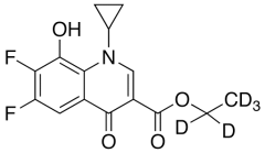 1-Cyclopropyl-6,7-difluoro-1,4-dihydro-8-hydroxy-4-oxo-3-quinolinecarboxylic Acid Ethyl Es