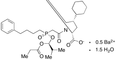 ((4S)-4-Cyclohexyl-1-[(R)-[(S)-1-hydroxy-2-methylpropoxy](4-phenylbutyl)phosphinyl]acetyl-