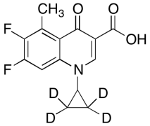 1-Cyclopropyl-6,7-difluoro-1,4-dihydro-5-methyl-4-oxo-3-quinolinecarboxylic Acid-d4