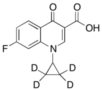 1-Cyclopropyl-7-fluoro-1,4-dihydro-4-oxo-3-quinolinecarboxylic Acid-d4