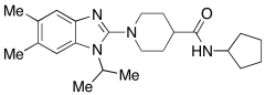 N-Cyclopentyl-1-(1-isopropyl-5,6-dimethyl-1H-benzo[d]imidazol-2-yl)piperidine-4-carboxamid