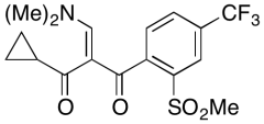 1-Cyclopropyl-2-((dimethylamino)methylene)-3-(2-(methylsulfonyl)-4-(trifluoromethyl)phenyl