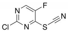 2-Chloro-5-fluoro-4-thiocyanopyrimidine