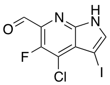4-Chloro-5-fluoro-3-iodo-1H-pyrrolo[2,3-b]pyridine-6-carbaldehyde
