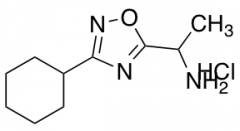 1-(3-cyclohexyl-1,2,4-oxadiazol-5-yl)ethan-1-amine hydrochloride