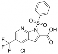 4-Chloro-1-(phenylsulfonyl)-5-(trifluoromethyl)-1H-pyrrolo[2,3-b]pyridine-2-carboxylic aci