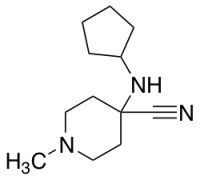 4-(Cyclopentylamino)-1-methylpiperidine-4-carbonitrile