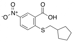 2-[(cyclopentylmethyl)sulfanyl]-5-nitrobenzoic acid
