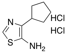 4-cyclopentyl-1,3-thiazol-5-amine dihydrochloride