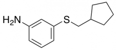 3-[(cyclopentylmethyl)sulfanyl]aniline