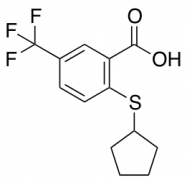 2-(cyclopentylsulfanyl)-5-(trifluoromethyl)benzoic acid