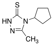 4-cyclopentyl-5-methyl-4H-1,2,4-triazole-3-thiol