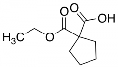 1,1-Cyclopentanedicarboxylic acid 1-ethyl ester