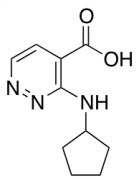 3-(cyclopentylamino)pyridazine-4-carboxylic Acid