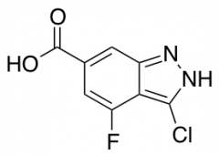 3-Chloro-4-fluoro-6-indazolecarboxylic Acid