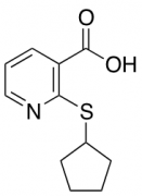 2-(cyclopentylsulfanyl)pyridine-3-carboxylic Acid