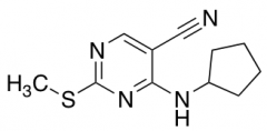 4-(Cyclopentylamino)-2-(methylsulfanyl)pyrimidine-5-carbonitrile