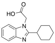 2-(2-Cyclohexyl-1H-1,3-benzodiazol-1-yl)acetic Acid