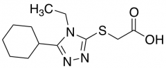 (5-Cyclohexyl-4-ethyl-4H-[1,2,4]triazol-3-yl-sulfanyl)aceticacid