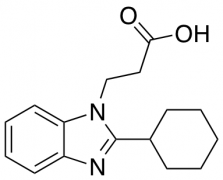 3-(2-Cyclohexyl-benzoimidazol-1-yl)-propionicacid