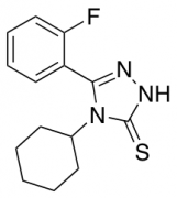 4-Cyclohexyl-5-(2-fluorophenyl)-4H-1,2,4-triazole-3-thiol