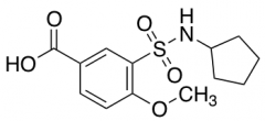 3-(Cyclopentylsulfamoyl)-4-methoxybenzoic Acid