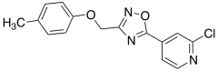 5-(2-Chloro-4-pyridyl)-3-[(4-methylphenoxy)methyl]-1,2,4-oxadiazole