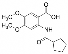 2-Cyclopentaneamido-4,5-Dimethoxybenzoic Acid